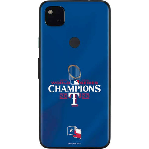 2023 World Series Champions Texas Rangers Google Pixel 4a Skin